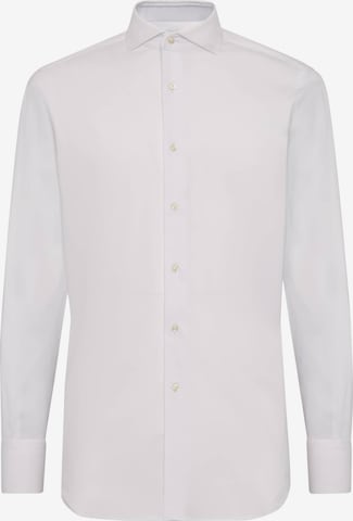 Boggi Milano - Slim Fit Camisa clássica em branco: frente
