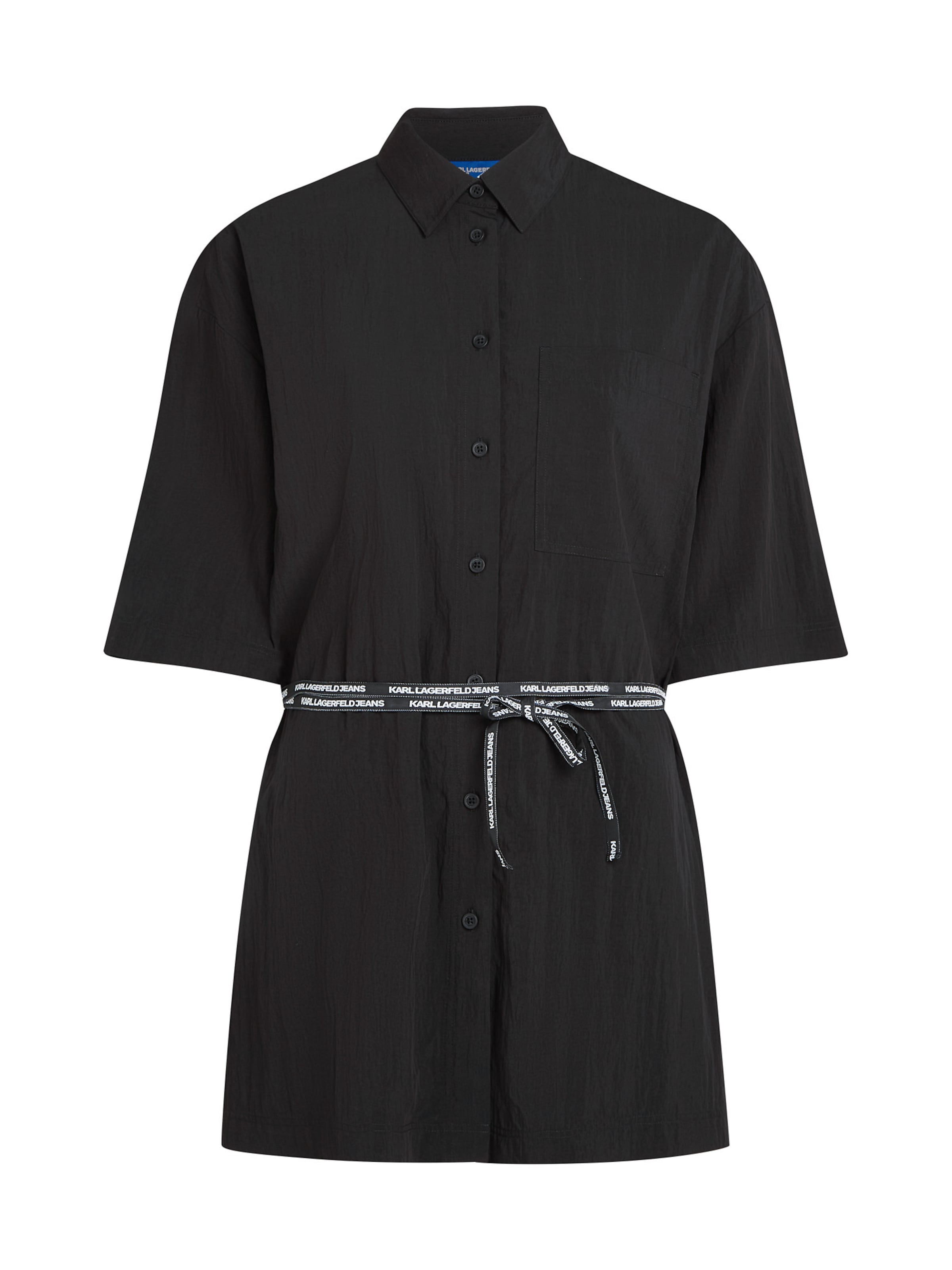 Chemisier KARL LAGERFELD JEANS en noir : devant