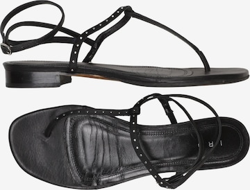 IRO Sandalen 40 in Schwarz: Vorderseite
