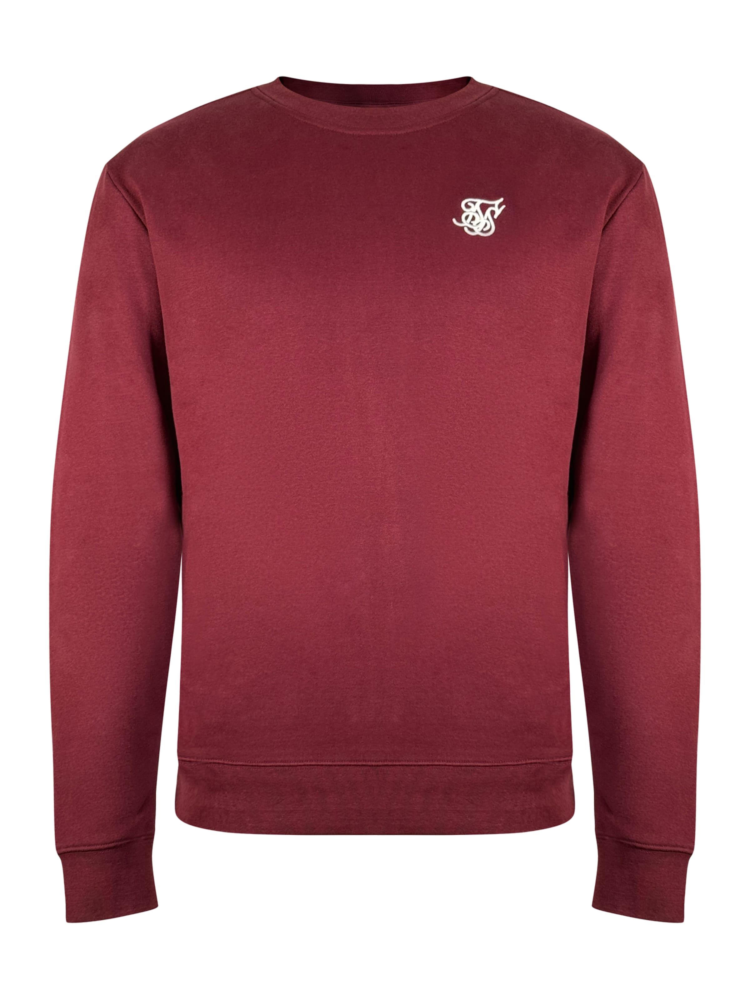 SikSilk Sweatshirt in Rood: voorkant