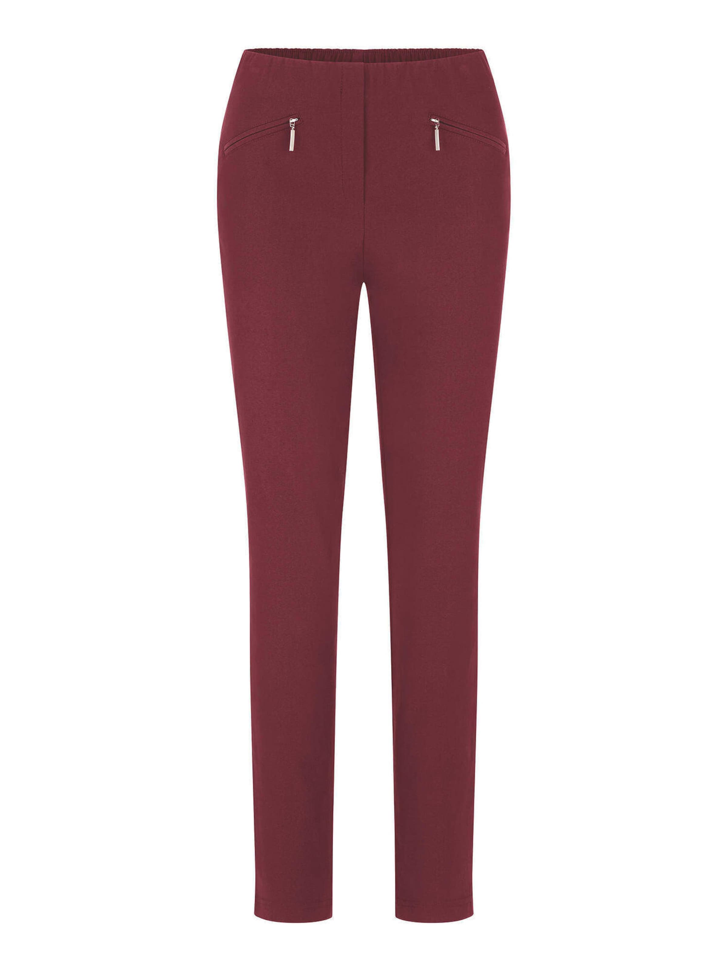 Goldner Slim fit Pants 'LOUISA' in Purple: front