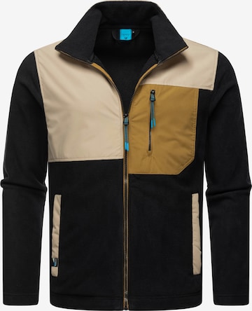 Ragwear Fleece Jacket in Beige: front