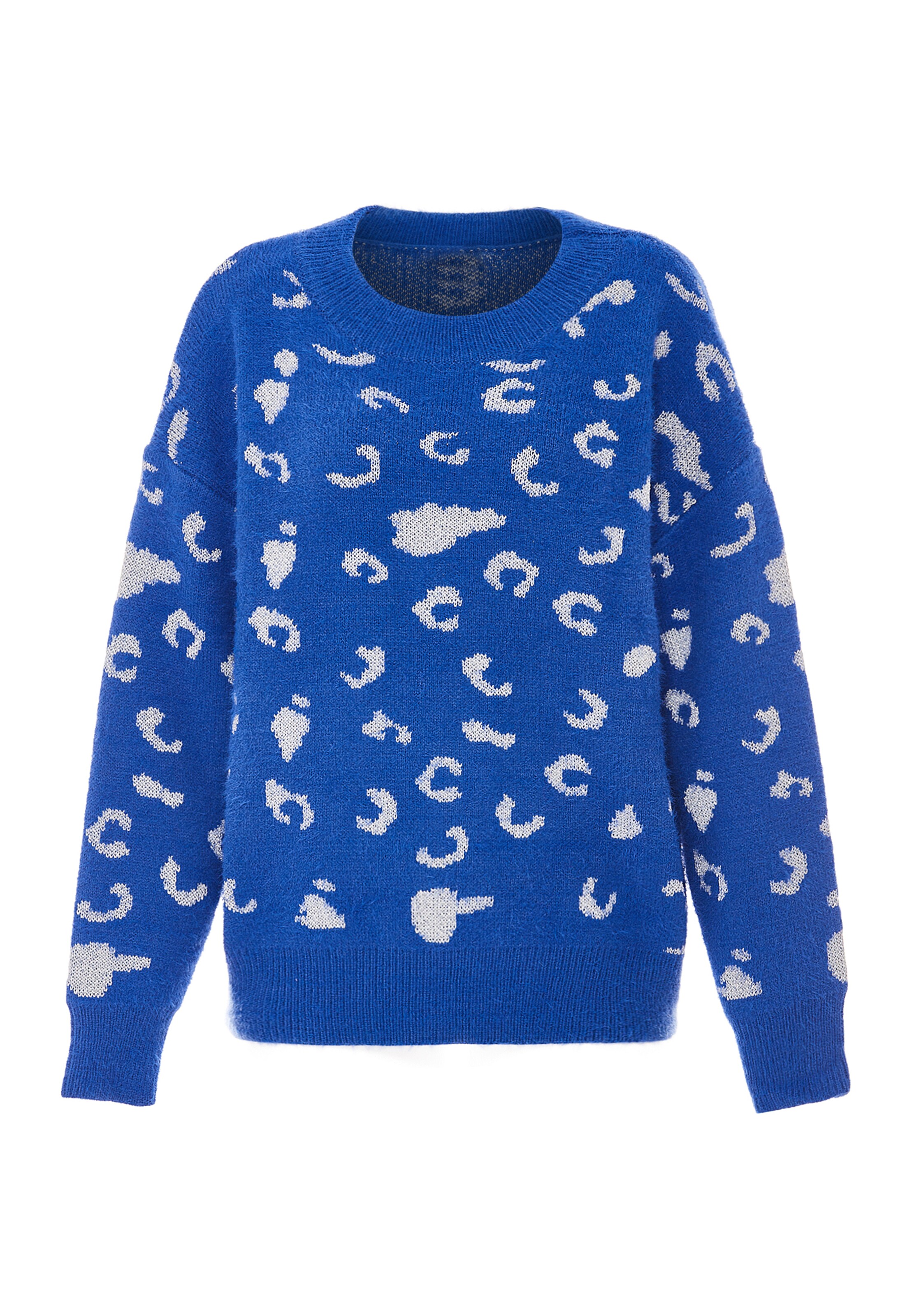 mėlyna ebeeza Megztinis: priekis