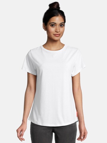 T-shirt 'Steentje' salzhaut en blanc : devant