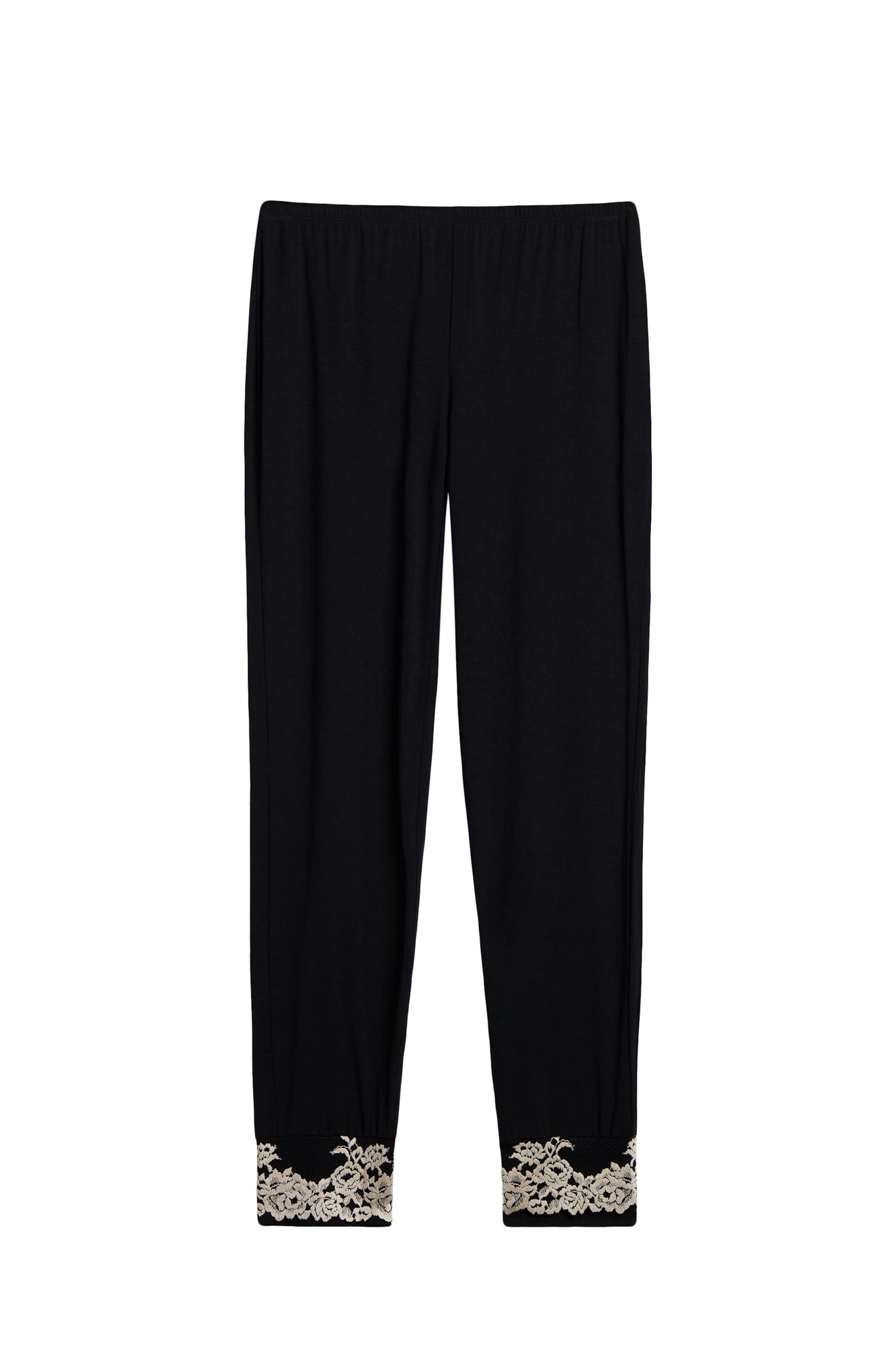 INTIMISSIMI Pajama Pants in Black: front