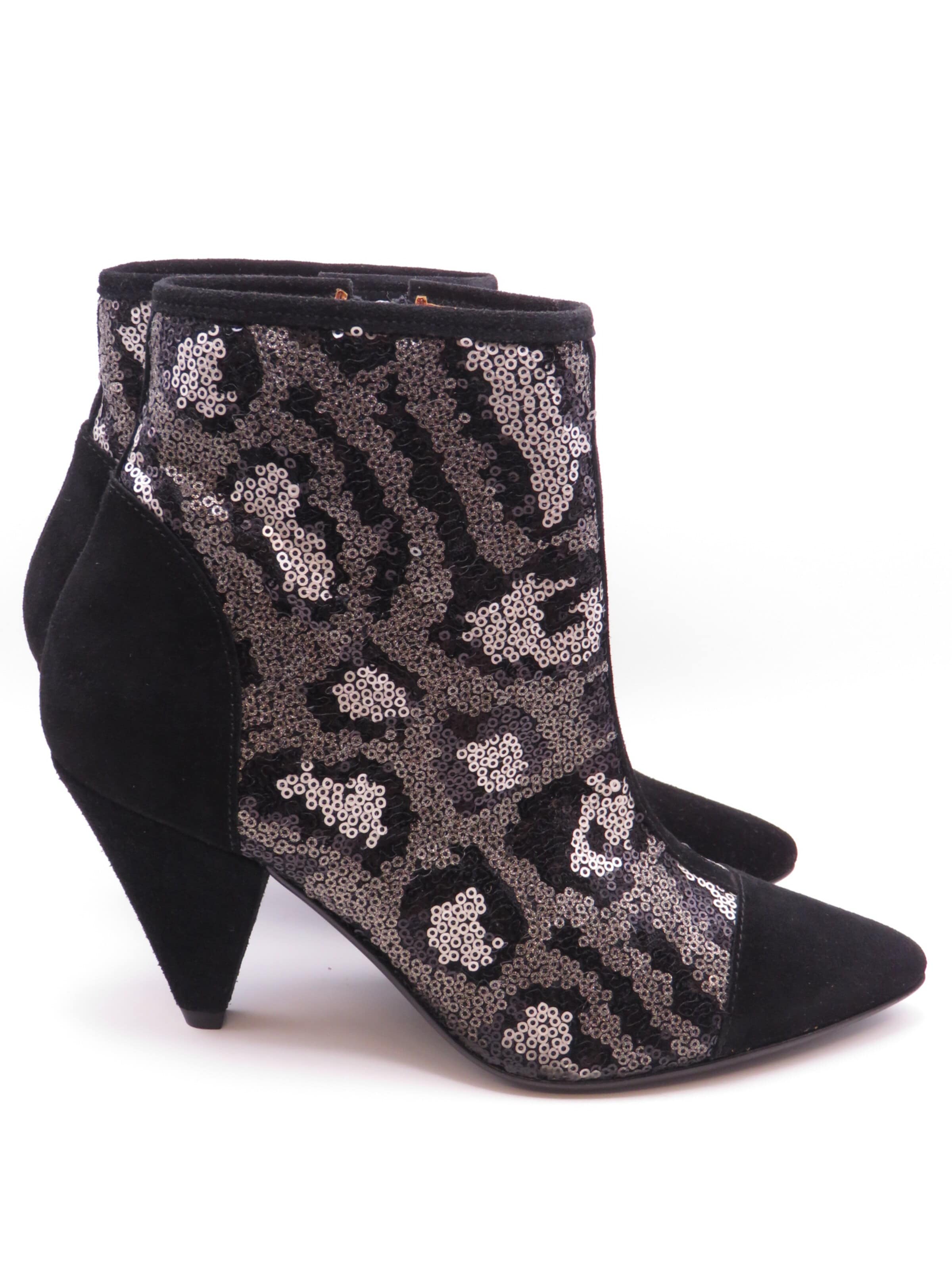 Ankle boots 'Tess Botsuana' di Cream in nero