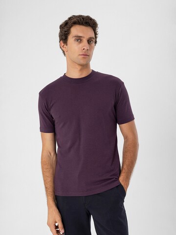 T-Shirt Antioch en violet : devant