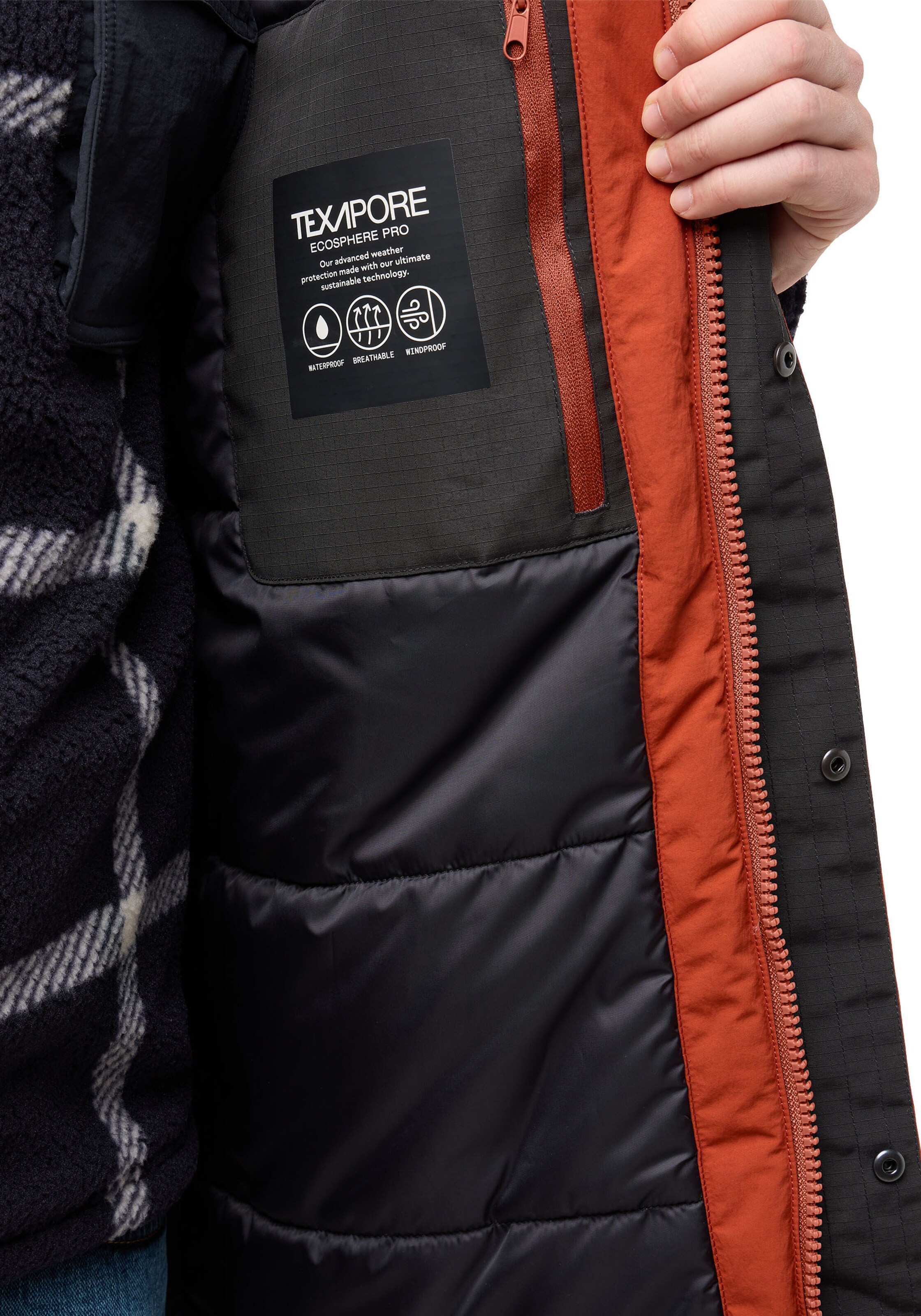 JACK WOLFSKIN Outdoor jacket in Brown