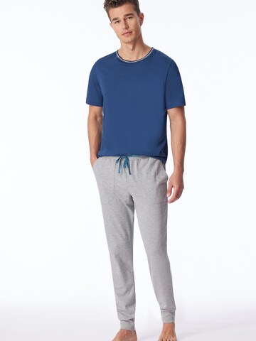 Pantalon de pyjama ' Mix + Relax ' SCHIESSER en gris