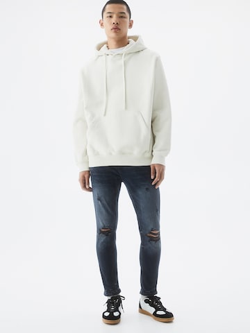 Pull&Bear Slimfit Jeans i blå