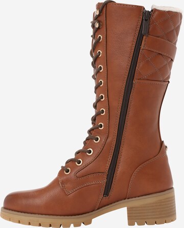MUSTANG Lace-up boot in Brown