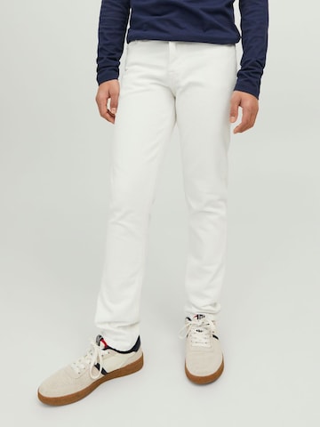 Jack & Jones Junior Slim fit Jeans 'Glenn' in White: front