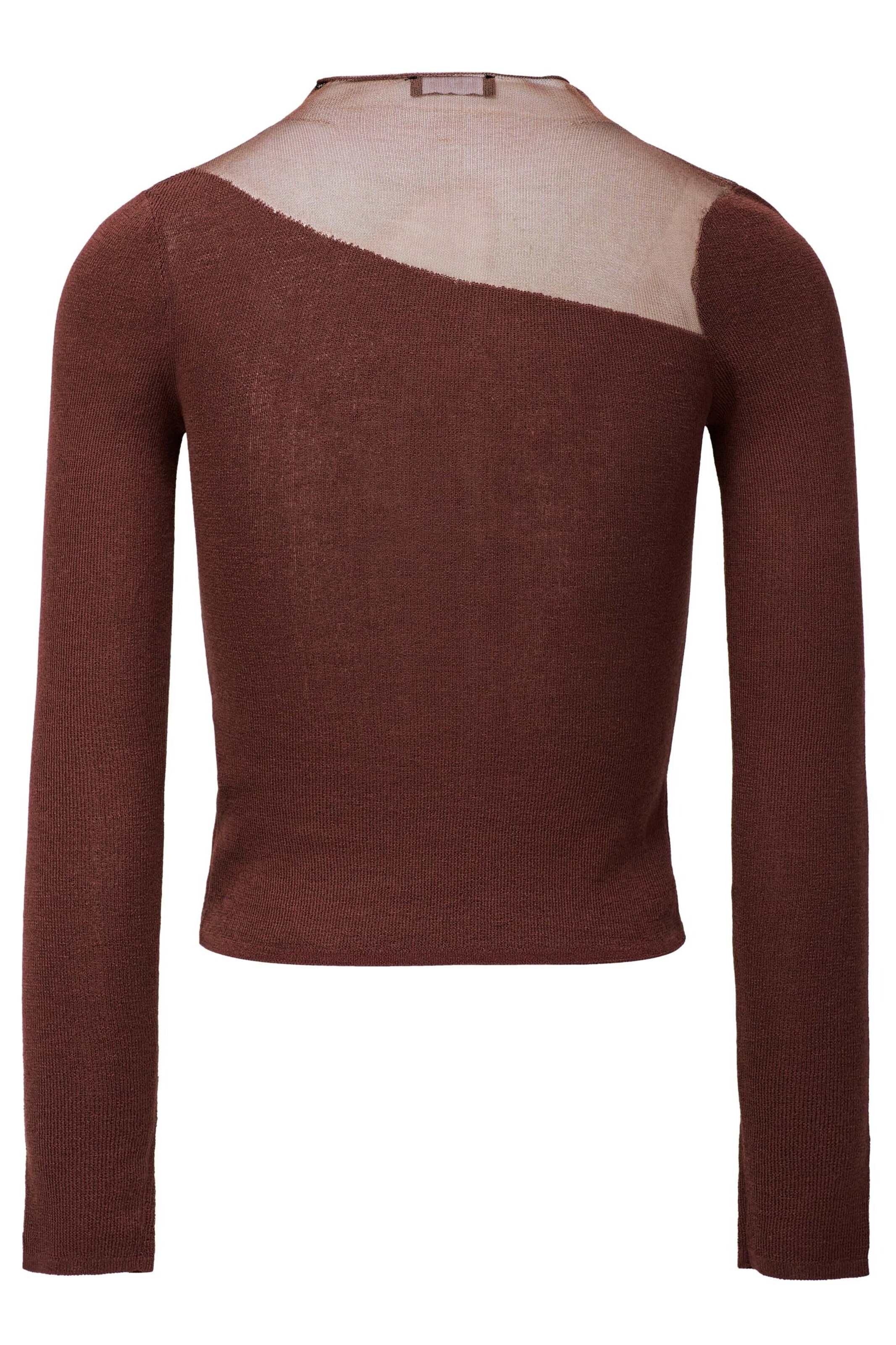 Salsa Jeans Trui in Bruin