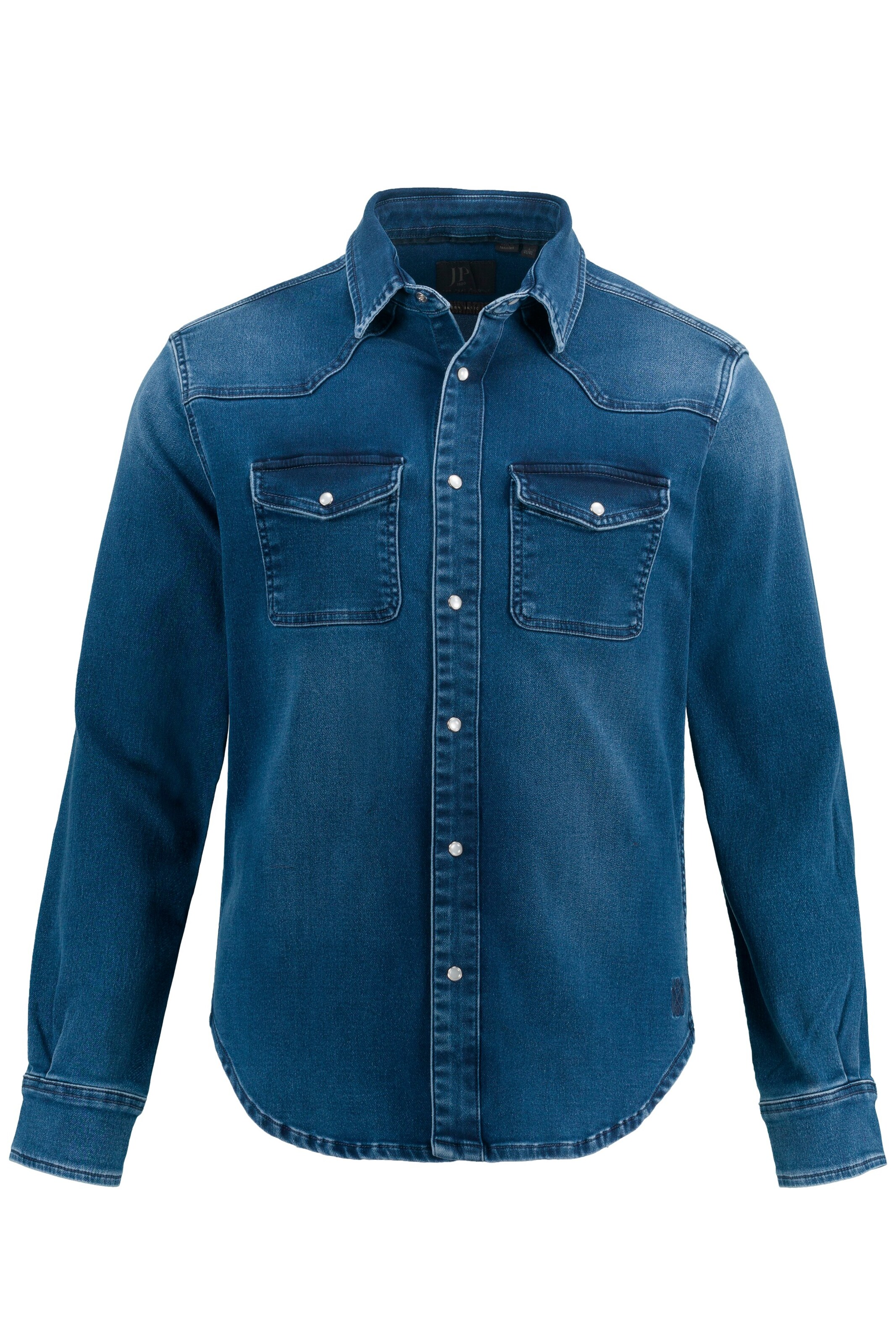 JP1880 Regular Fit Hemd in Blau: Vorderseite