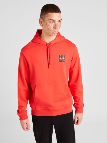 HUGO - Sudadera 'Dimoni' en rojo: frente