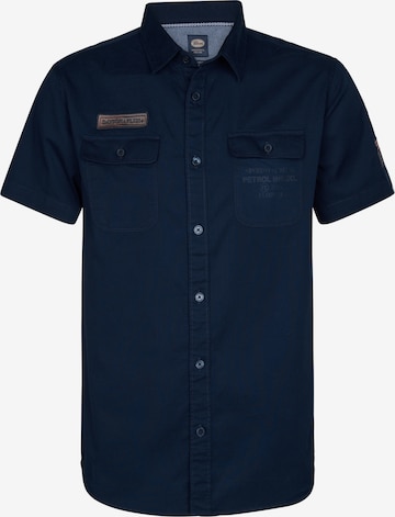 Camicia di Petrol Industries in blu: frontale