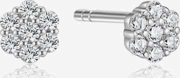 Pure Schmuck Ohrringe 'Lady Bloom Ohrstecker 925 Silber | Bridgerton' in Silber: Vorderseite