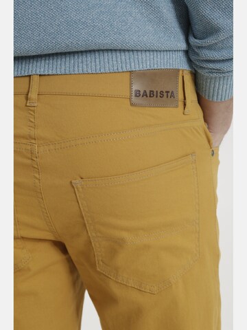 BABISTA Regular Broek ' Vestastil ' in Geel