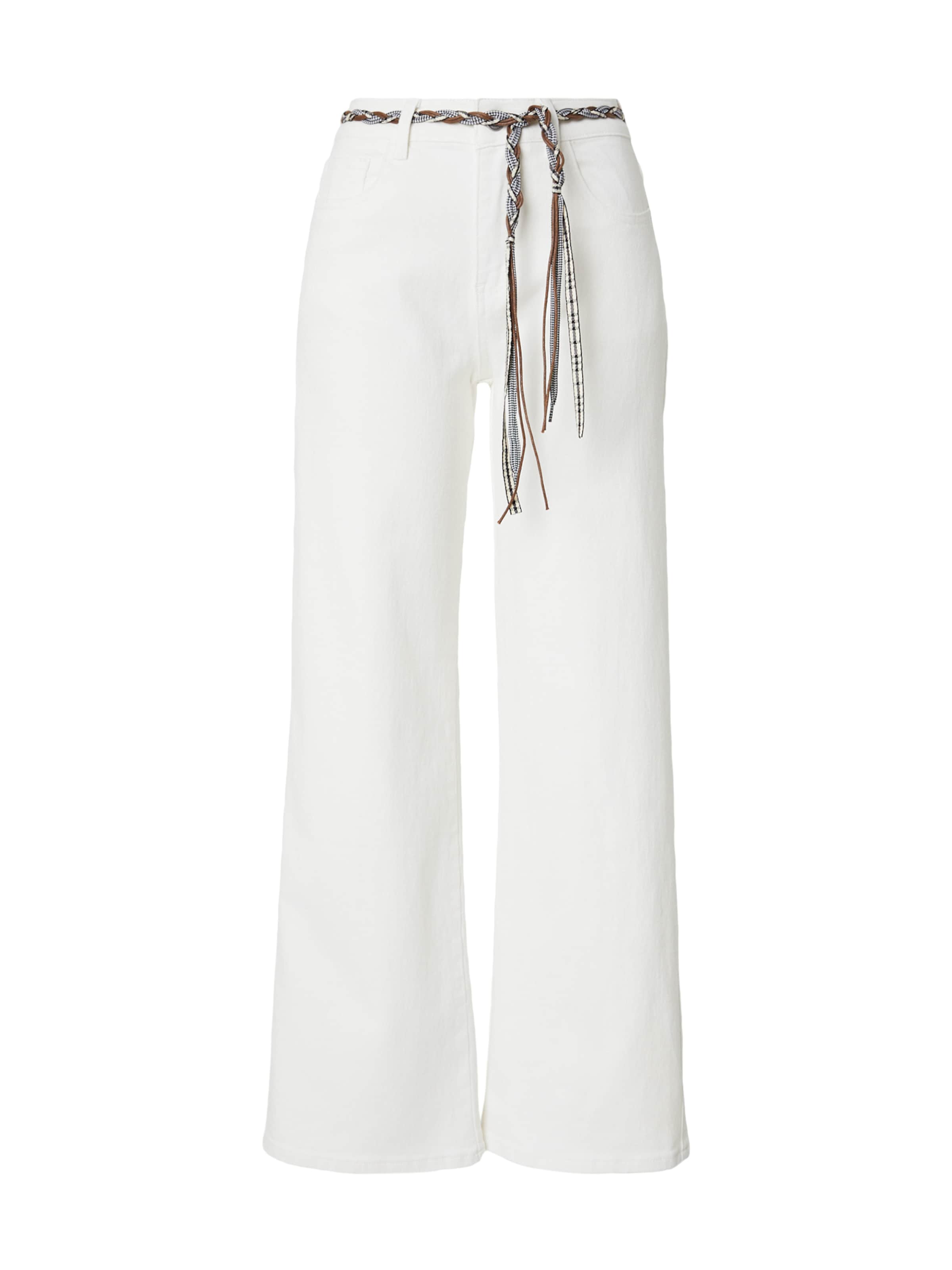 ZABAIONE - Loosefit Vaquero 'Ju44lia' en blanco: frente