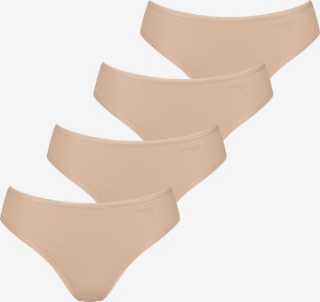 SLOGGI - Cueca 'Pure Comfort' em bege: frente