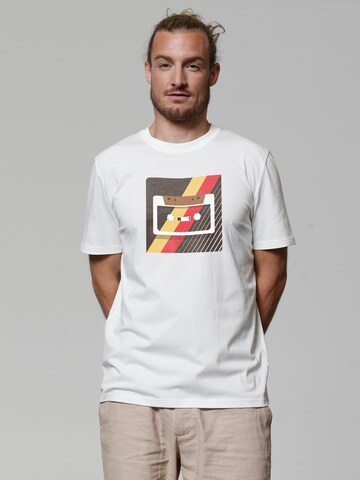 T-Shirt Watapparel en blanc : devant