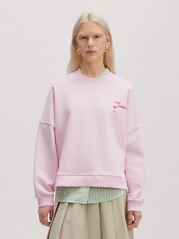 Sweat-shirt 'Natacha' EDITED en rose : devant