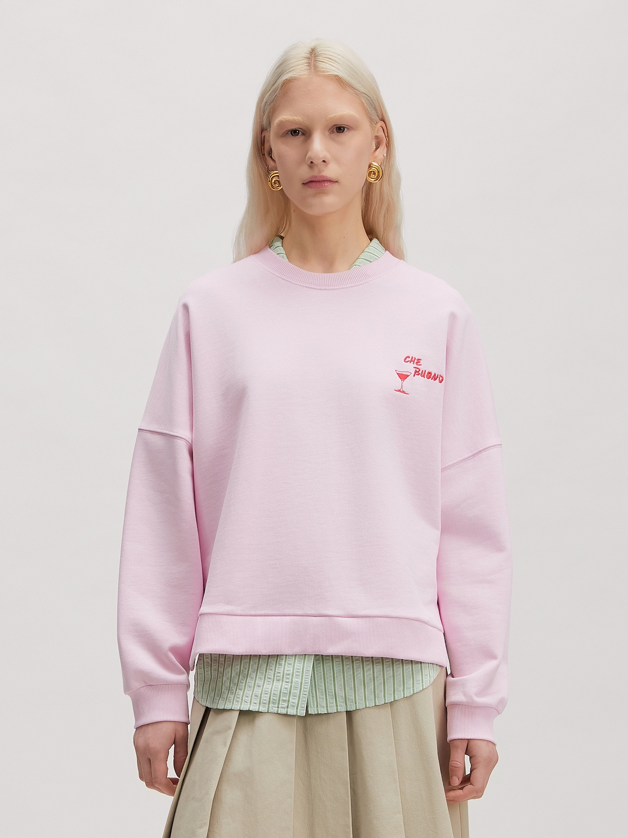 EDITED Sweatshirt 'Natacha' Rosa