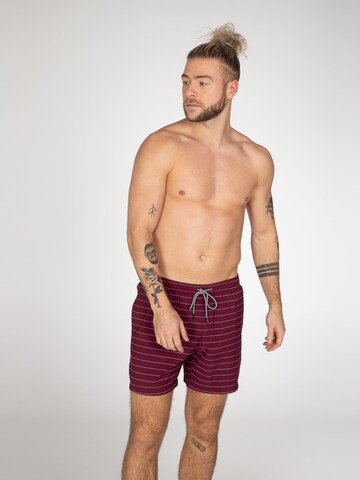 PROTEST Badeshorts 'SHARIF' in Rot