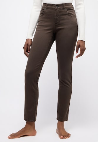Angels Slim fit Jeans in Brown: front