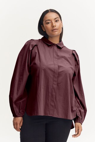 Fransa Blouse in Lila: voorkant