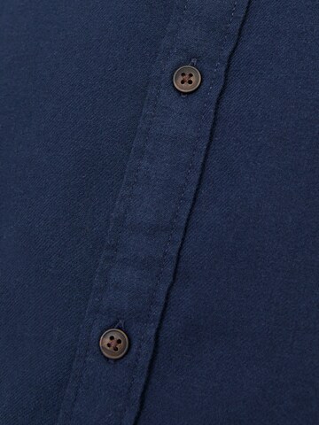 JACK & JONES Slim fit Button Up Shirt 'JJJOSHUA' in Blue