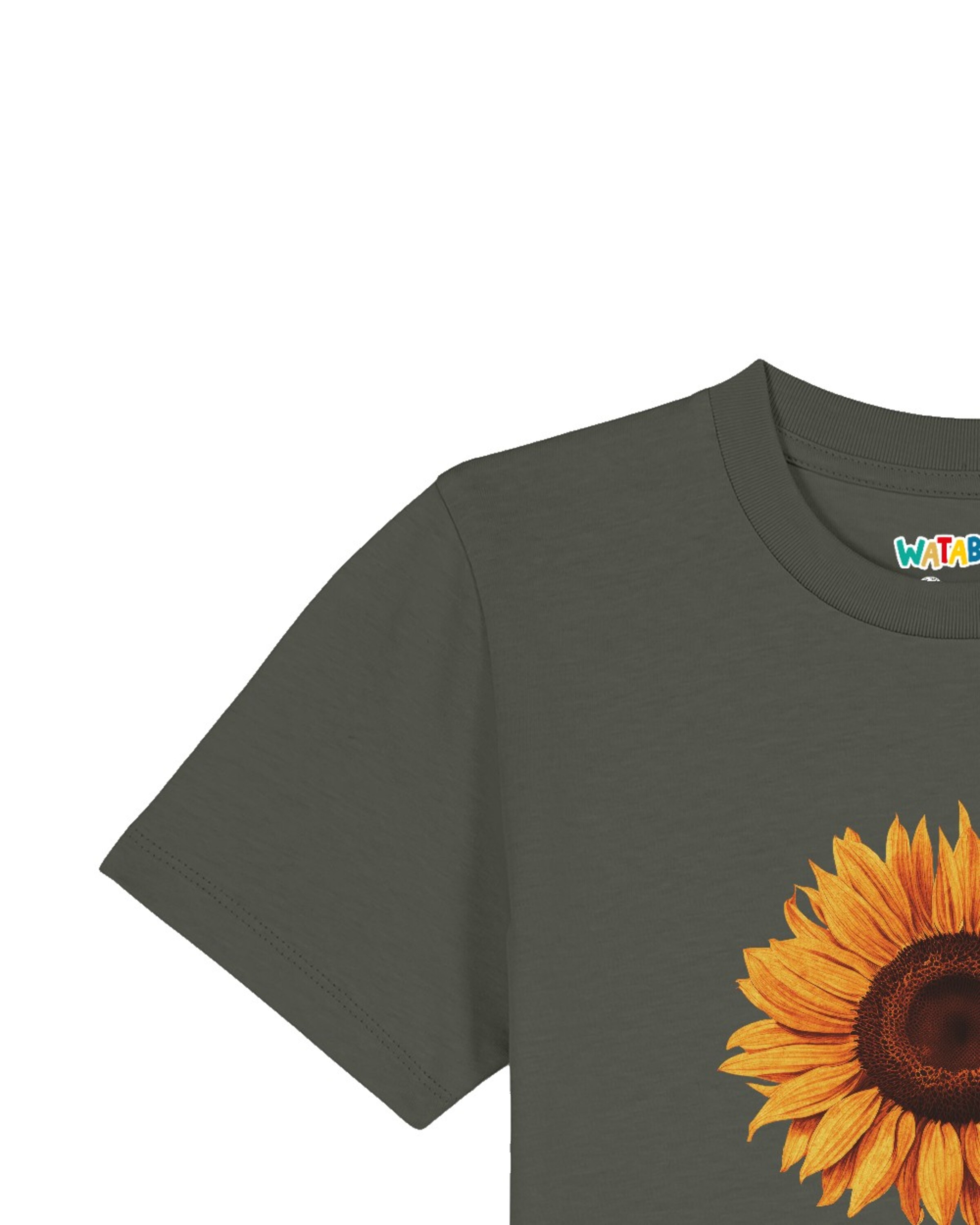 T-Shirt 'Sonnenblume' watabout.kids en vert
