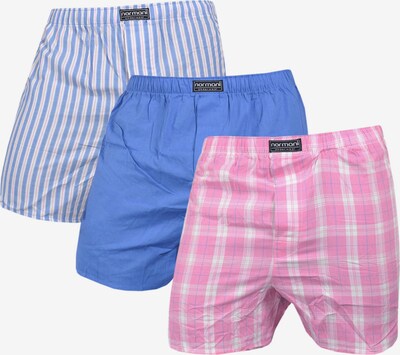 normani Boxershorts in de kleur Blauw / Pink / Wit, Productweergave
