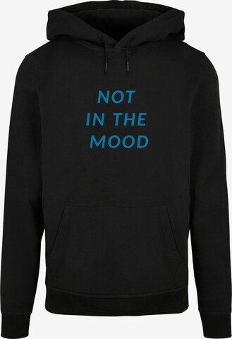 Merchcode Sweatshirt 'NITM - Italic' in Zwart: voorkant