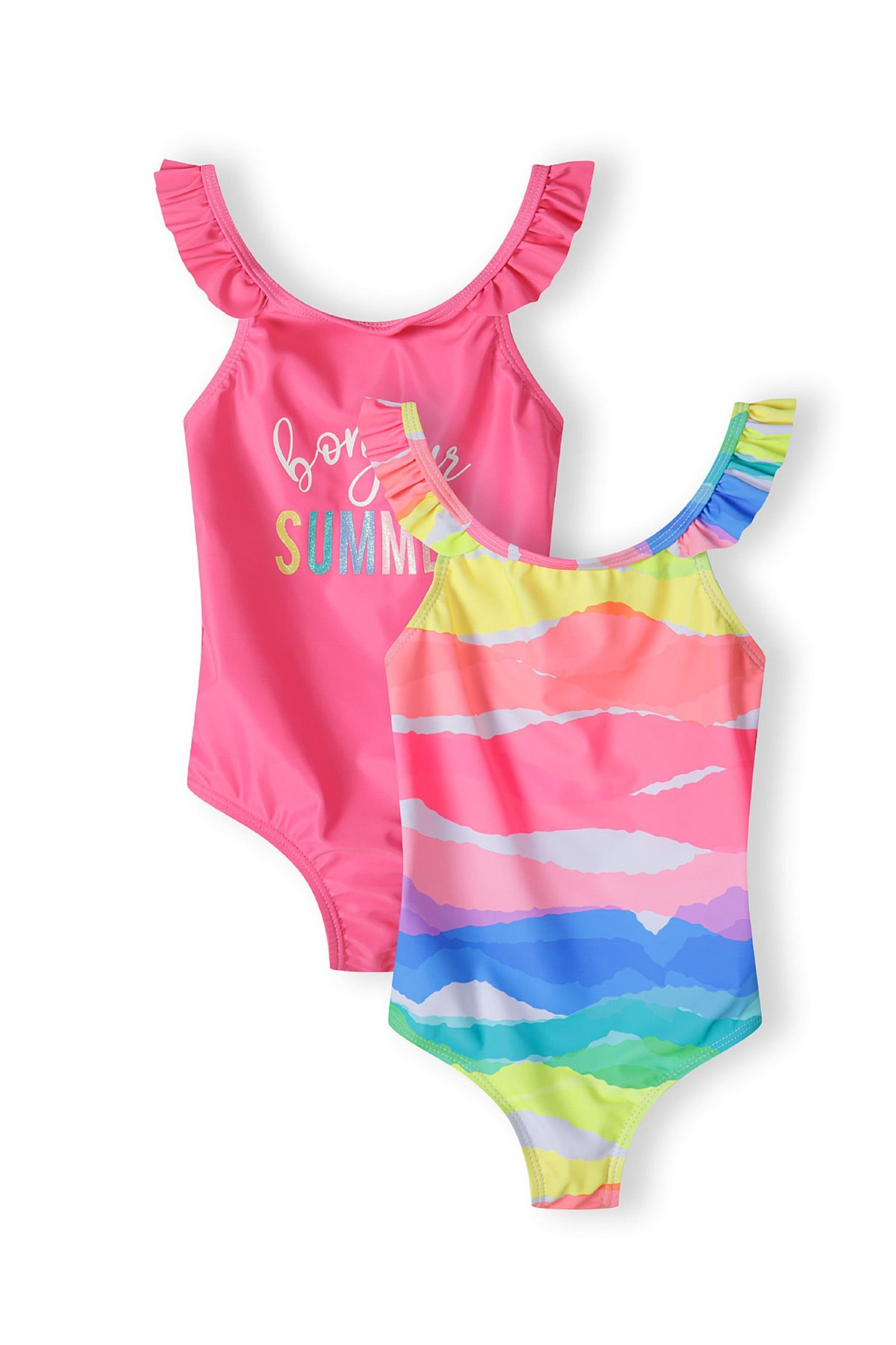 MINOTI Swimsuit in Pink: front