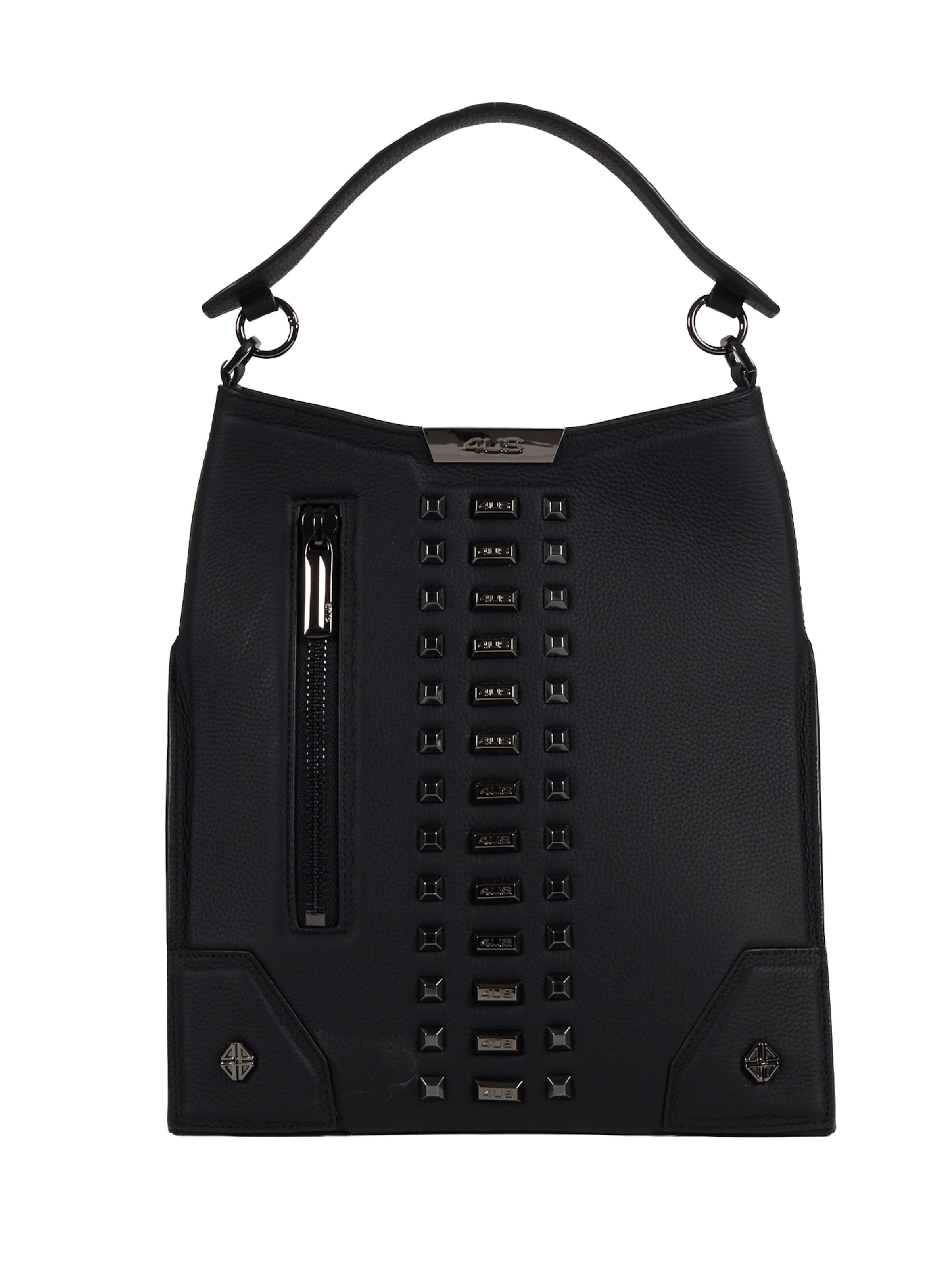 Borsa a mano di 4US PACIOTTI in nero: frontale