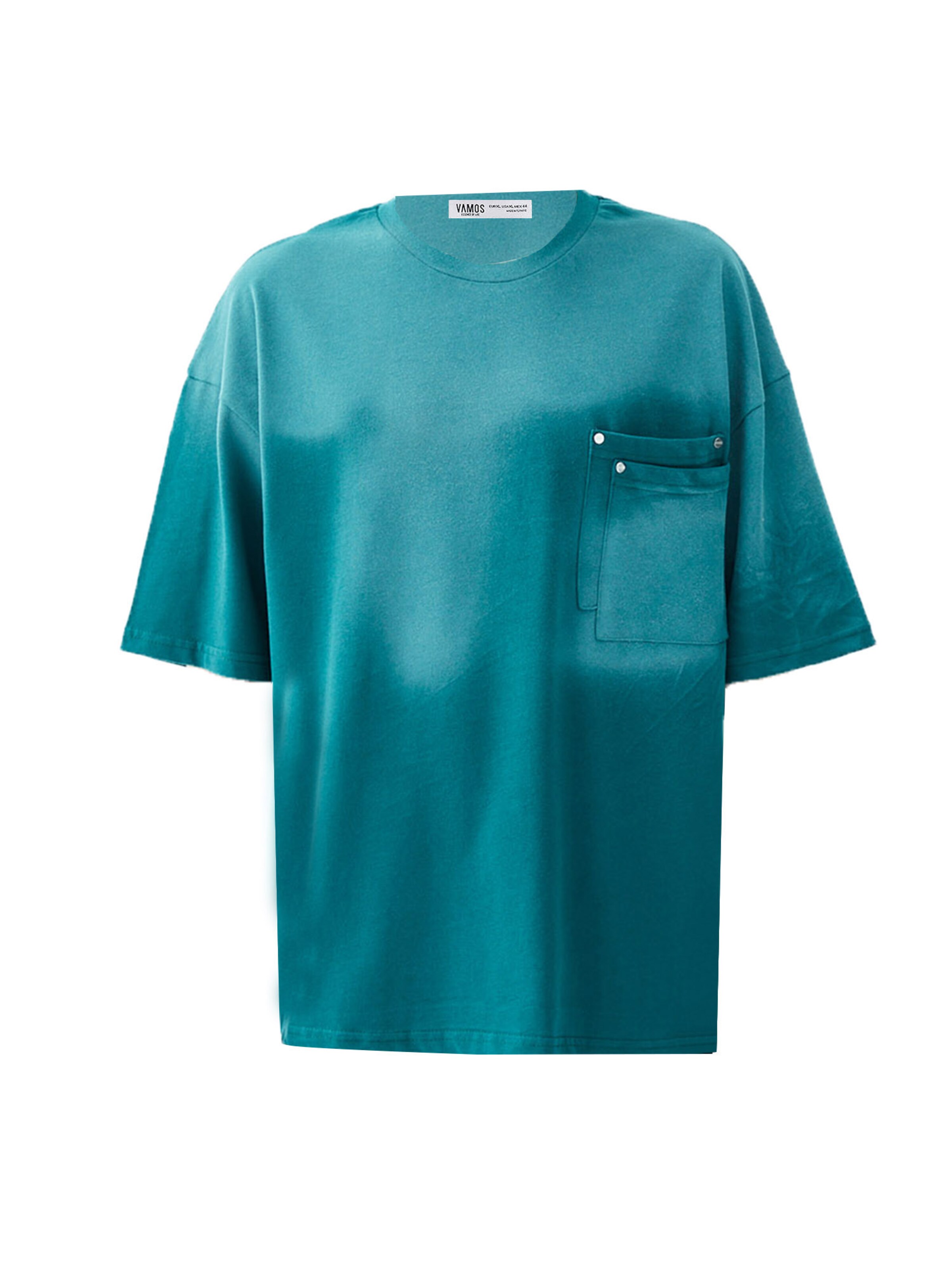 T-Shirt VAMOS CLO en bleu : devant
