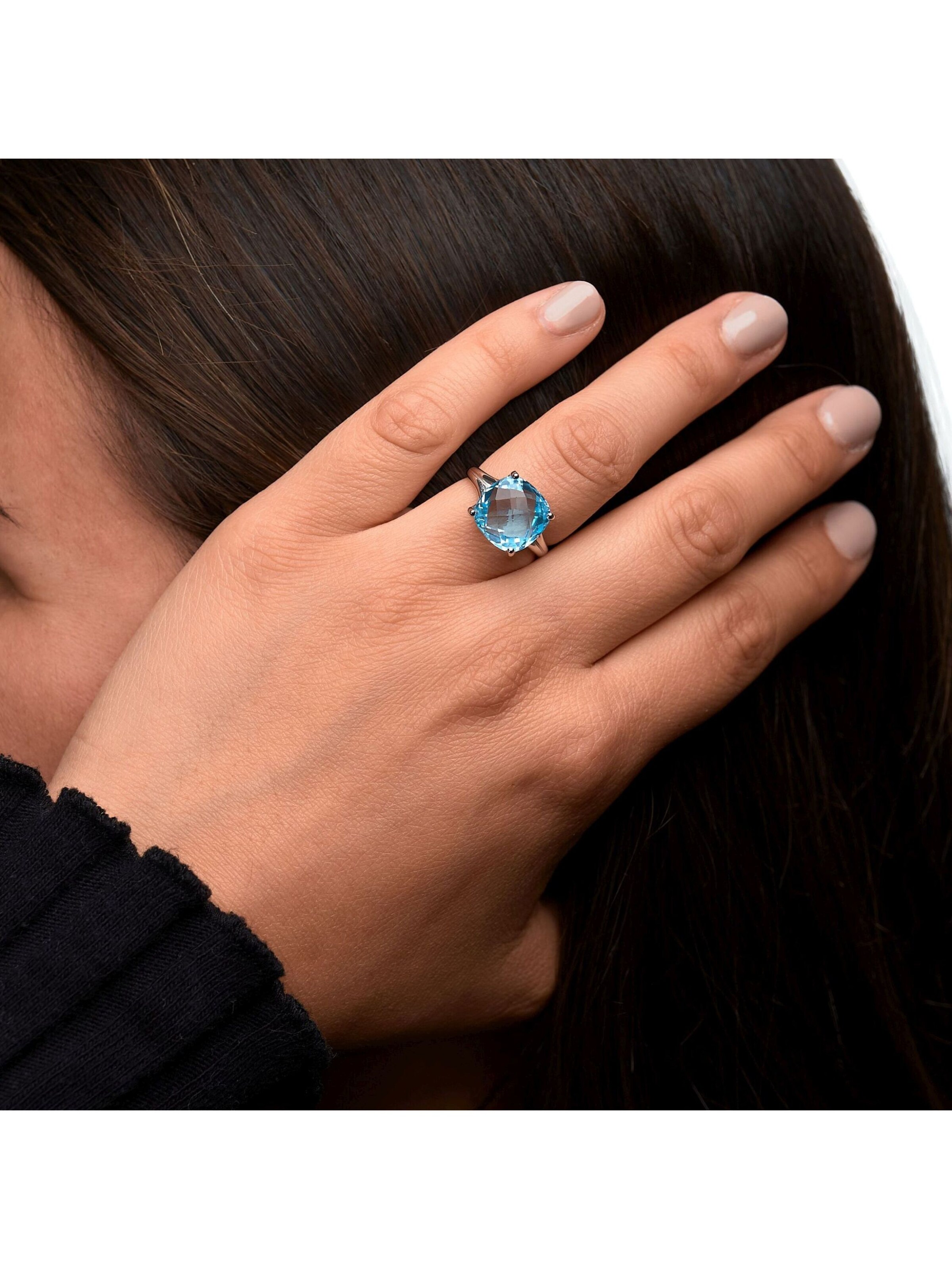 Bague Zeeme en argent : devant