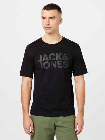 JACK & JONES Shirt in Black: front