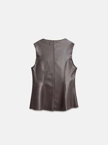 Dilvin Vest in Brown