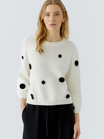 OUI Sweater in White: front