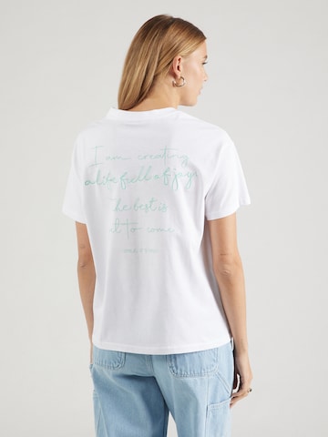 Eight2Nine Oversized bluse i hvid: forside