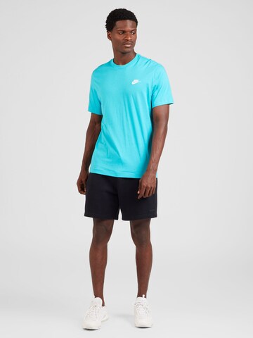 Nike Sportswear Средняя посадка Футболка 'CLUB' в Синий