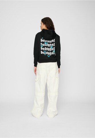 Sweat-shirt 'Babygal' Miss Tee en noir