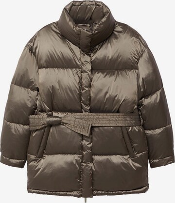 MANGO Between-Season Jacket in Brown: front