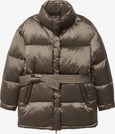 MANGO Veste mi-saison en marron, Vue avec produit