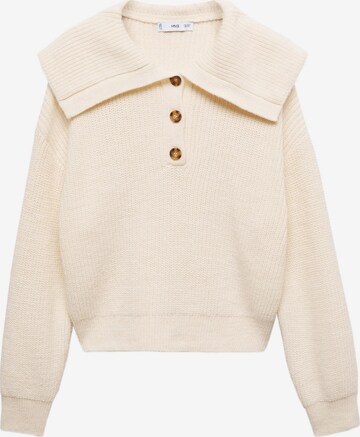 Pull-over MANGO en beige : devant