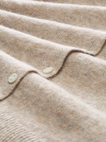 TOM TAILOR DENIM Strickjacke in Beige