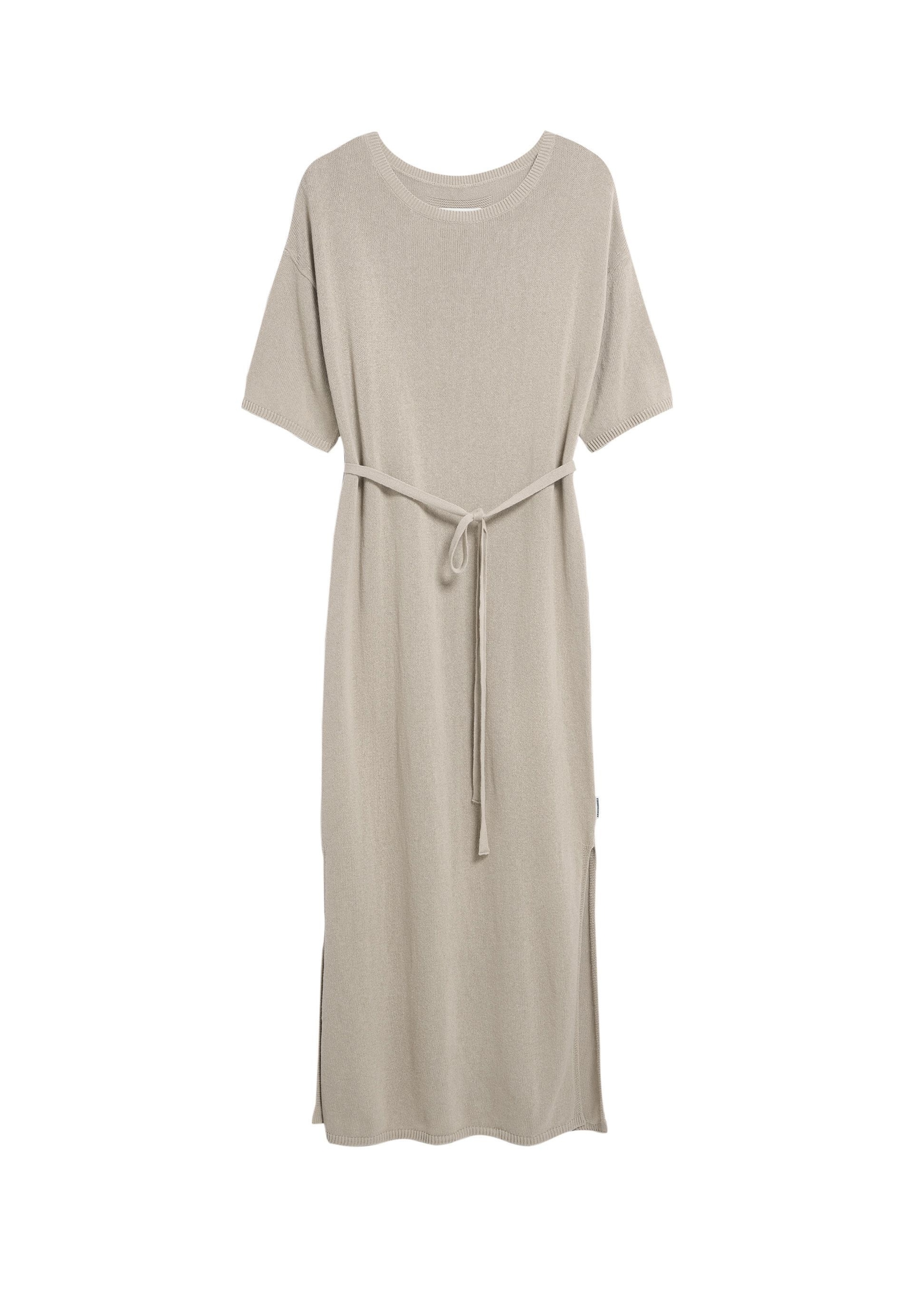ARMEDANGELS Gebreide jurk in Beige: voorkant