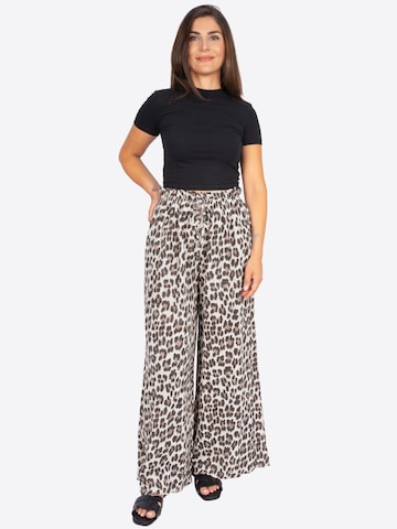Wide Leg Pantalon 'Dani' Seasons of April en blanc